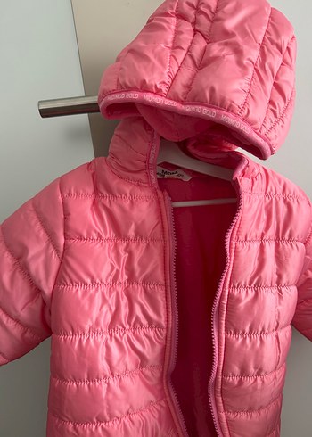 Kız Bebek Pembe Fermuarlı Astronot Tulum - Görsel 2