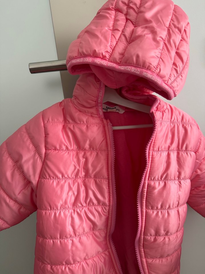 Kız Bebek Pembe Fermuarlı Astronot Tulum - Görsel 2