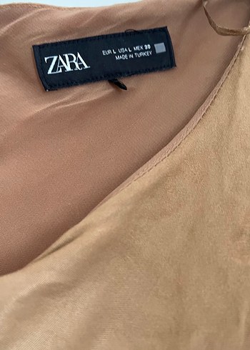  Beden turuncu Renk Zara elbise