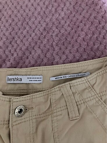 36 Beden camel Renk Kargo Pantolon