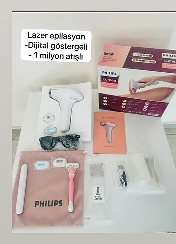 Philips Philips lazer epilasyon 1 milyon atışlı