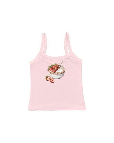 Diğer Strawberry Oats Tank Top