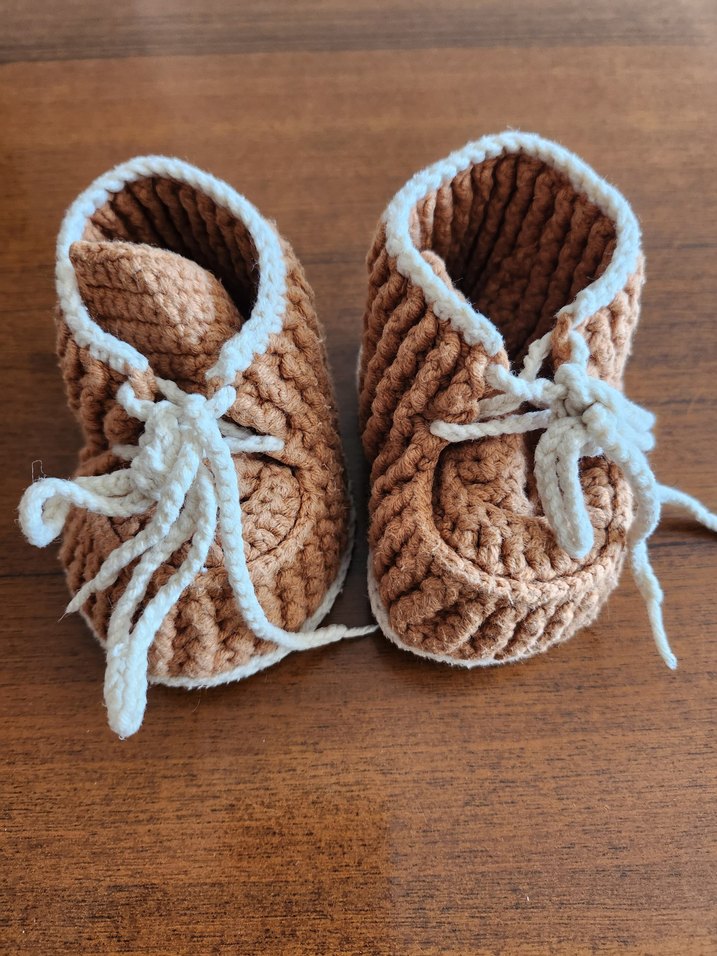 El Örgüsü Bebek Patik Panduf - Görsel 3