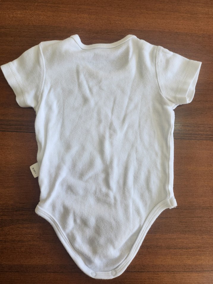 Civil Bebek Beyaz Kısa Kollu Body Zıbın 4'lü Set - Görsel 3