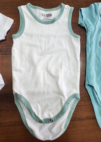 Hellobaby Bebek Zıbın Çıtçıtlı Body - Görsel 3