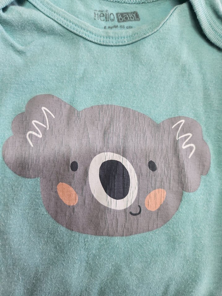 Hellobaby Bebek Zıbın Çıtçıtlı Body - Görsel 5