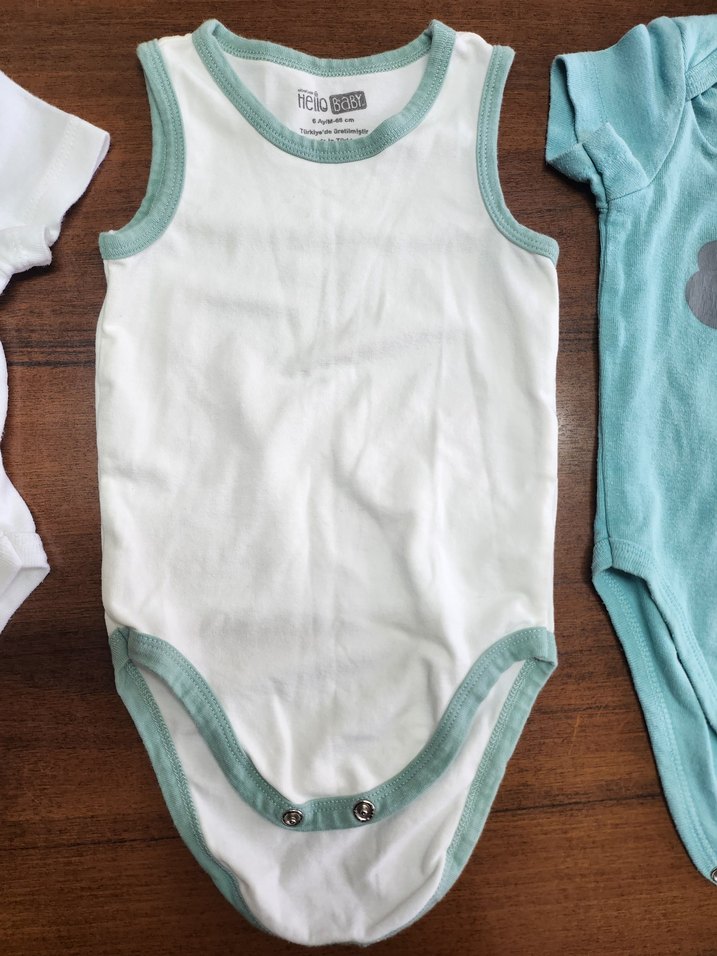 Hellobaby Bebek Zıbın Çıtçıtlı Body - Görsel 3