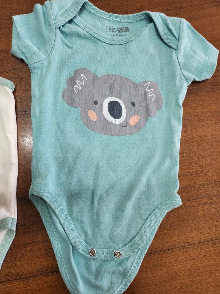 Hellobaby Bebek Zıbın Çıtçıtlı Body - Görsel 4