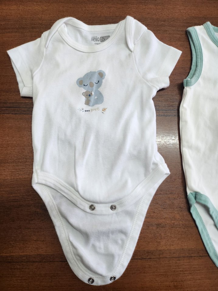 Hellobaby Bebek Zıbın Çıtçıtlı Body - Görsel 2