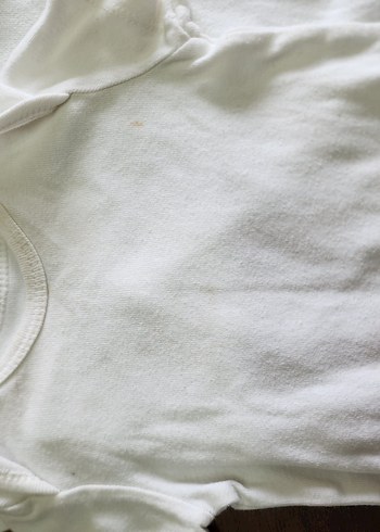 Beyaz Kısa Kollu Pamuklu Bebek Body Zıbın - Görsel 5