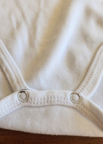 Beyaz Uzun Kollu Bebek Body Zıbın - Görsel 5