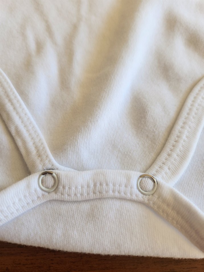 Beyaz Uzun Kollu Bebek Body Zıbın - Görsel 5