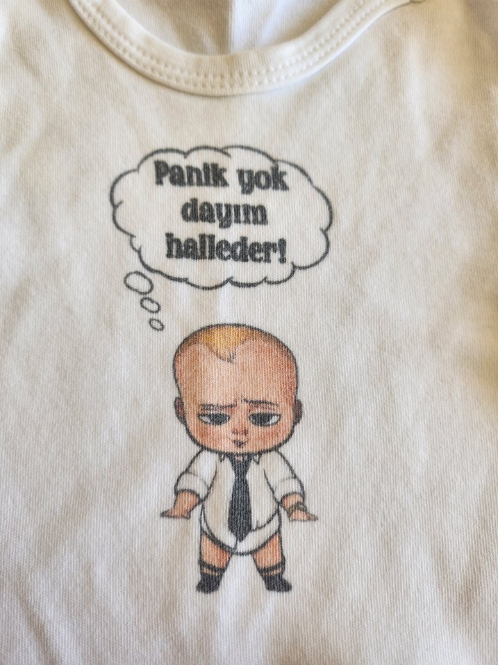 Beyaz Uzun Kollu Bebek Body Zıbın - Görsel 3