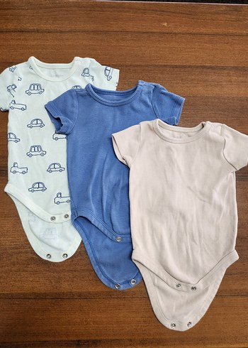 LCW Bebek Kısa Kollu Pamuklu Body Zıbın - Görsel 2