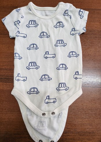 LCW Bebek Kısa Kollu Pamuklu Body Zıbın - Görsel 5