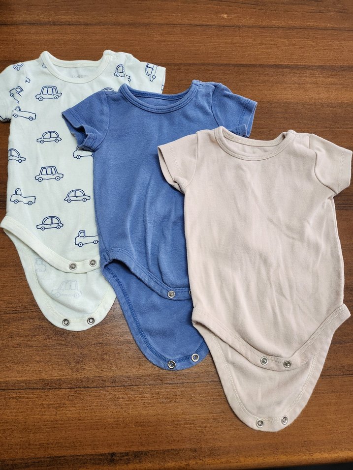 LCW Bebek Kısa Kollu Pamuklu Body Zıbın - Görsel 3