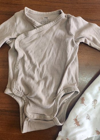 H&M Bebek Uzun Kollu Anvelop Body Zıbın - Görsel 3