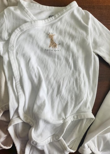 H&M Bebek Uzun Kollu Anvelop Body Zıbın - Görsel 6