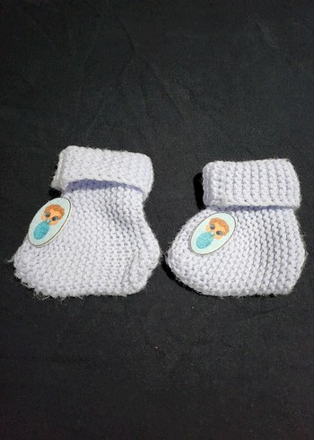 Örgü Bebek Patik - Görsel 2