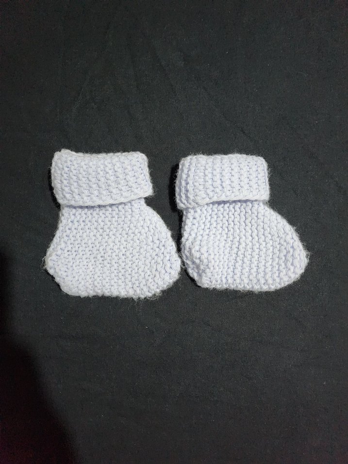 Örgü Bebek Patik - Görsel 3