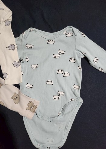 H&M Uzun Kollu Bebek Body Zıbın - Görsel 2