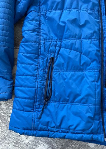 Erkek Mavi Kapüşonlu Kayak Ceketi - Görsel 2