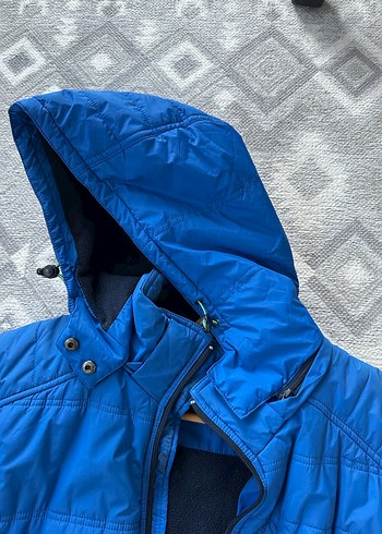 Erkek Mavi Kapüşonlu Kayak Ceketi - Görsel 5