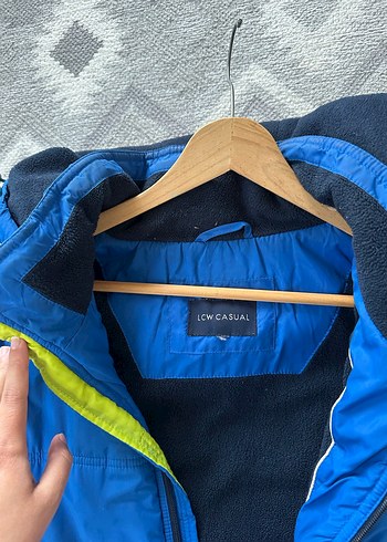 Erkek Mavi Kapüşonlu Kayak Ceketi - Görsel 4