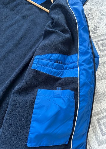 Erkek Mavi Kapüşonlu Kayak Ceketi - Görsel 8