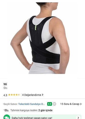 WİNGMEND W 429 DİK DURUŞ KORSESİ