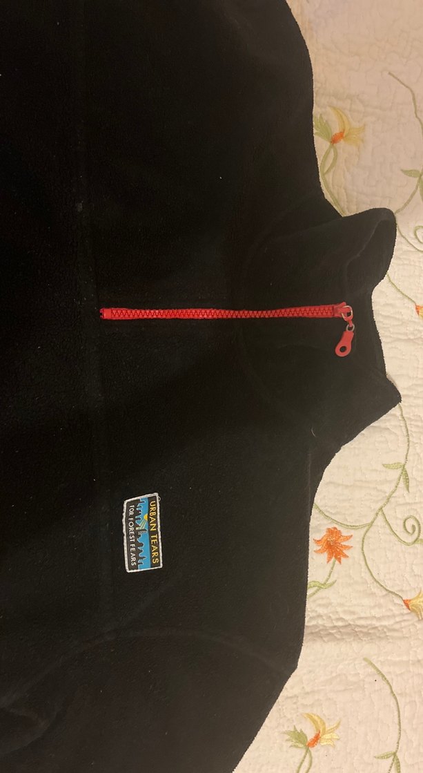 Siyah Fermuarlı Erkek Yarım Fermuarlı Polar - Görsel 2