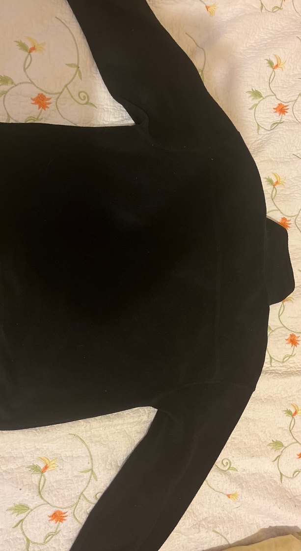 Siyah Fermuarlı Erkek Yarım Fermuarlı Polar - Görsel 3