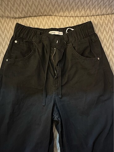 m Beden siyah Renk Bershka siyah jogger pantalon