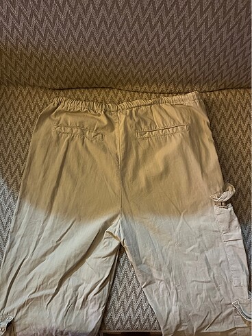 38 Beden Trendyol bej kargo paraşüt pantalon