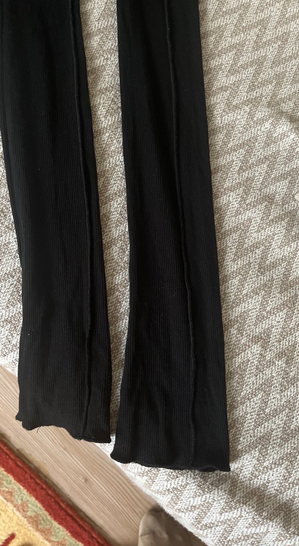 Siyah, Balıkçı Yaka, esnek siyah bluz - Görsel 4