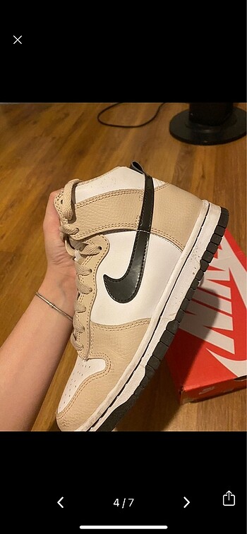 36 Beden ten rengi Renk nike dunk high