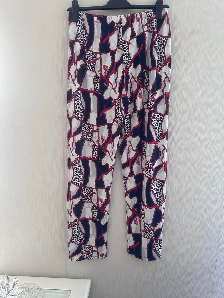 Kadın Lacivert Uzun Kollu Salaş Pijama Takımı - Görsel 4