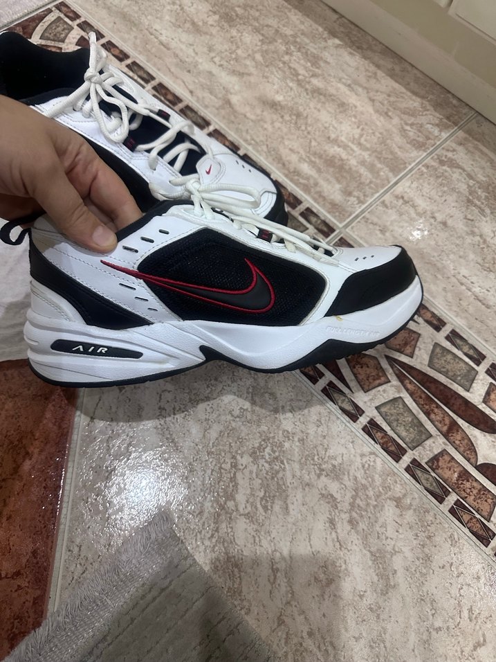 Erkek Beyaz Siyah Spor Ayakkabı - Görsel 4