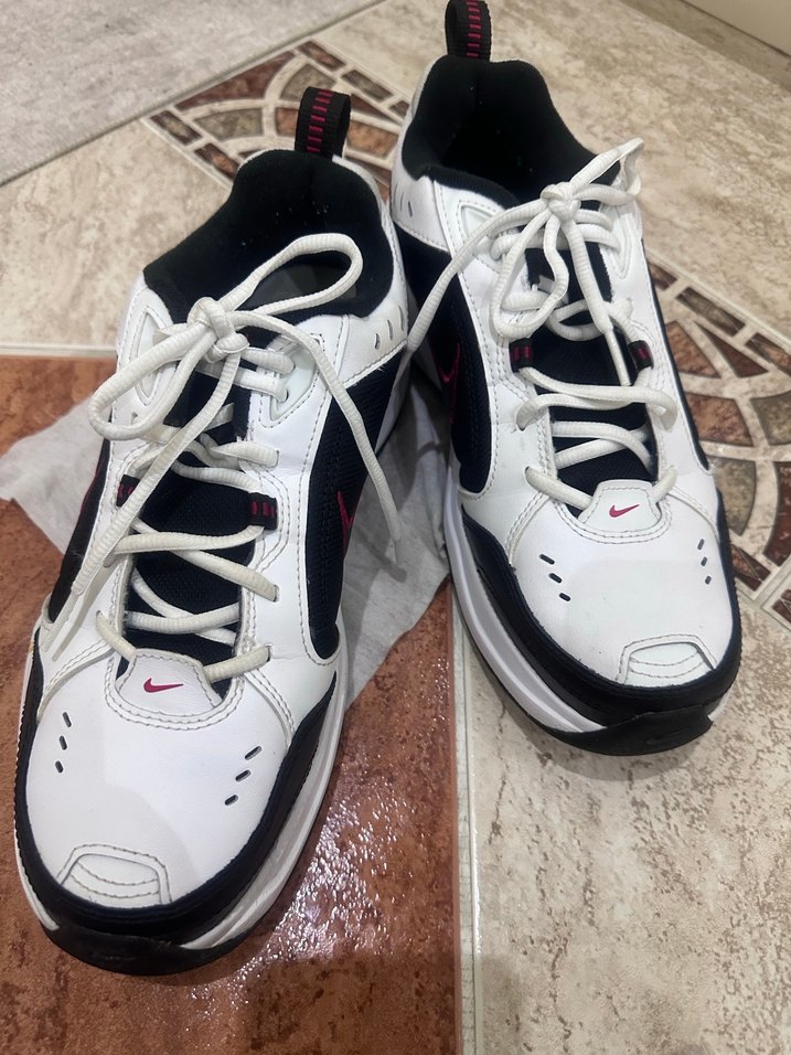 Erkek Beyaz Siyah Spor Ayakkabı - Görsel 5