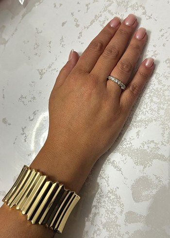 Yıldız Detaylı Altın Rengi Kadın El Zinciri - Görsel 20