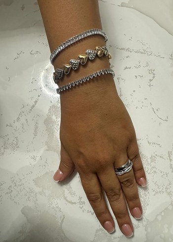 Yıldız Detaylı Altın Rengi Kadın El Zinciri - Görsel 8