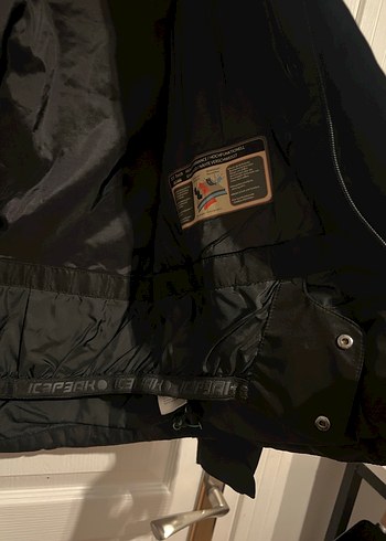 Erkek Siyah Midi Yağmurluk Yüksek Yakalı - Görsel 7