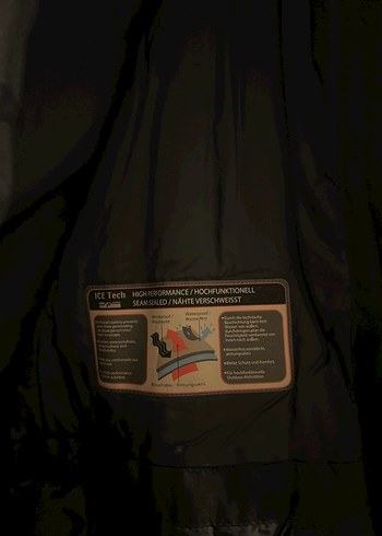 Erkek Siyah Midi Yağmurluk Yüksek Yakalı - Görsel 6