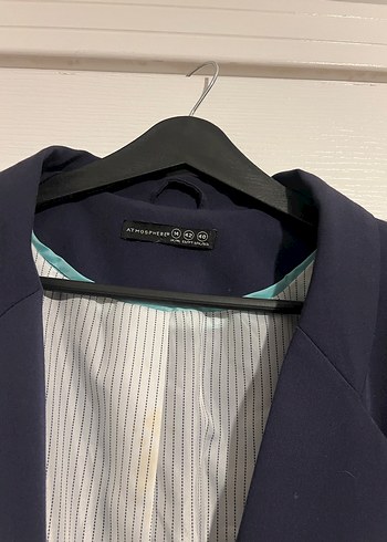 Düğmeli Lacivert Kadın Blazer Ceket - Görsel 4