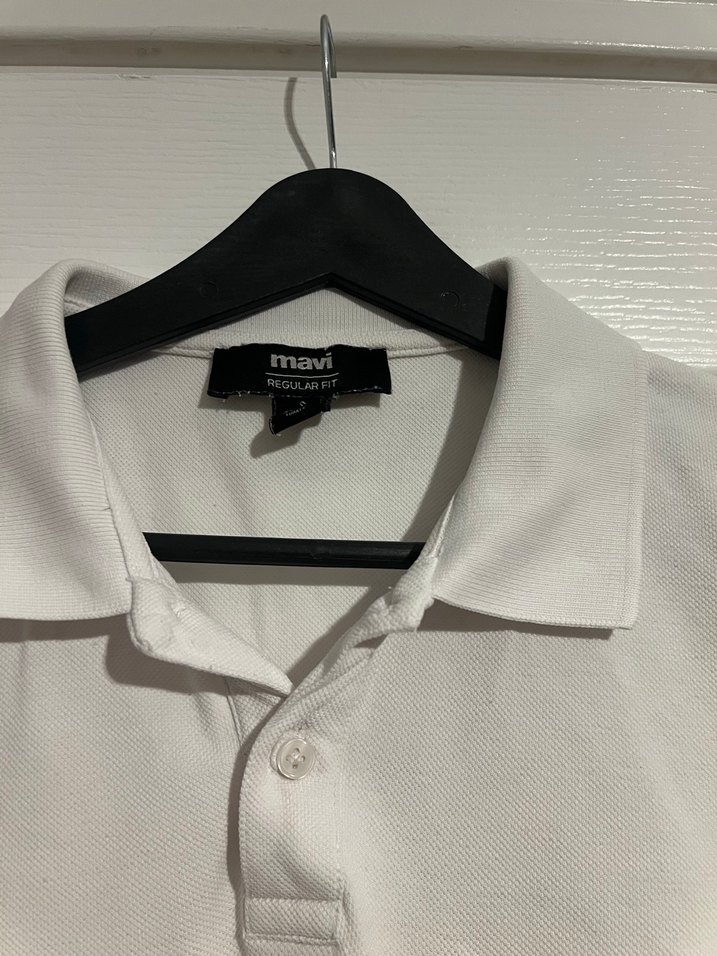 Mavi Jeans Beyaz Polo Yaka - Görsel 4