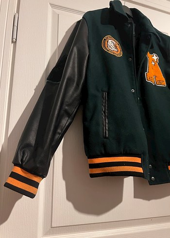 Erkek Siyah Deri Street Wear Ceket - Görsel 5