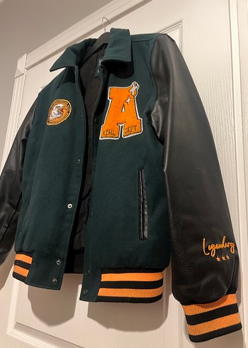 Erkek Siyah Deri Street Wear Ceket - Görsel 6