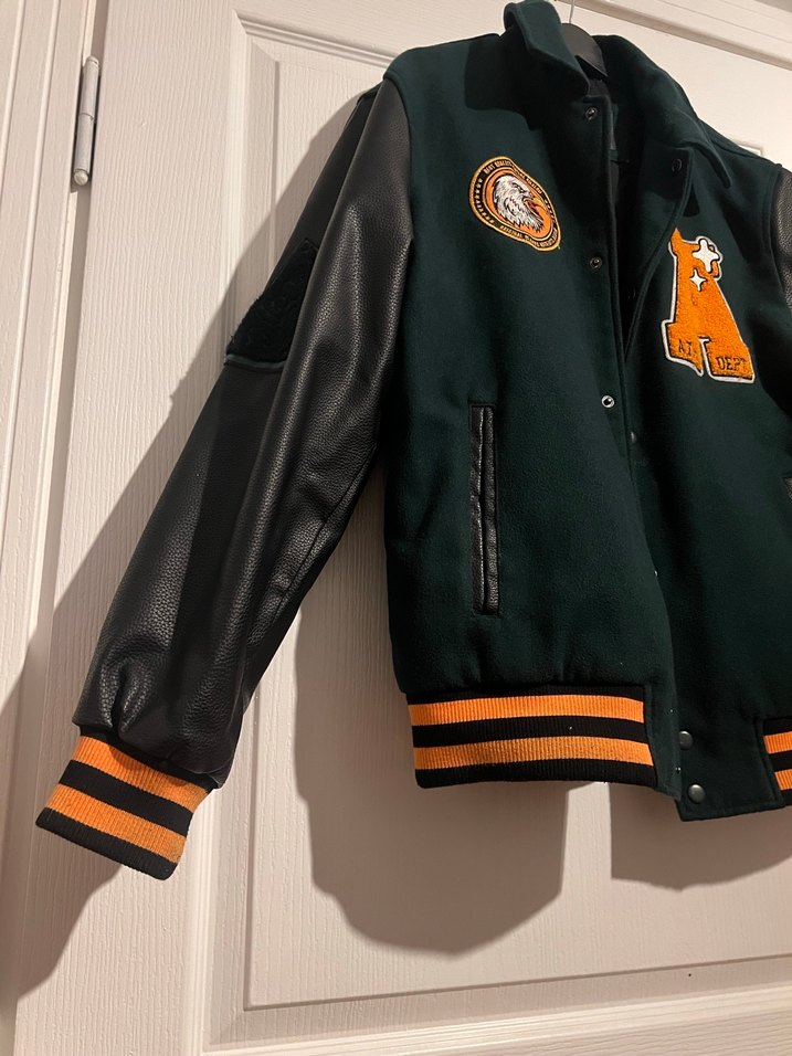 Erkek Siyah Deri Street Wear Ceket - Görsel 5