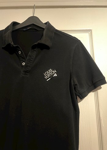 Siyah Polo Yaka Tişört - Görsel 2