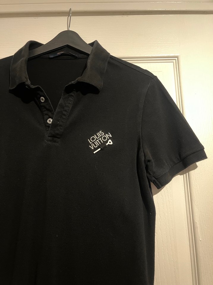 Siyah Polo Yaka Tişört - Görsel 2